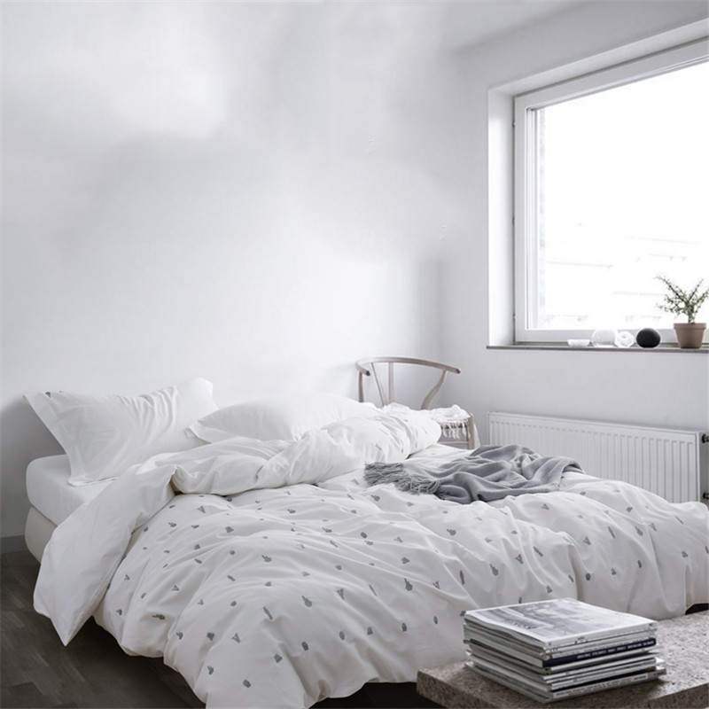 Cactus White Bedding Sets