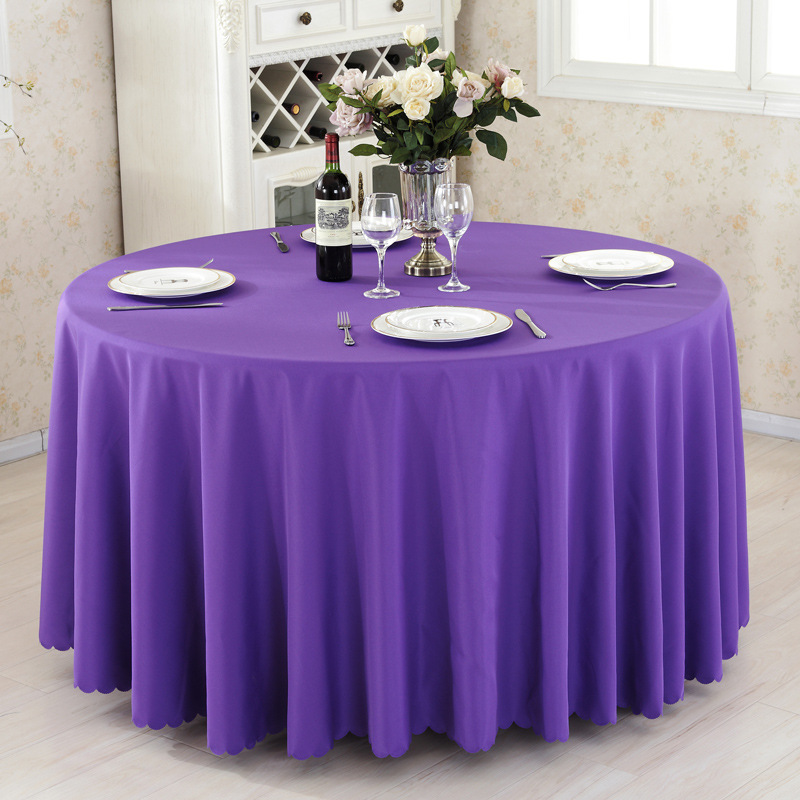 Round Polyester Tablecloth