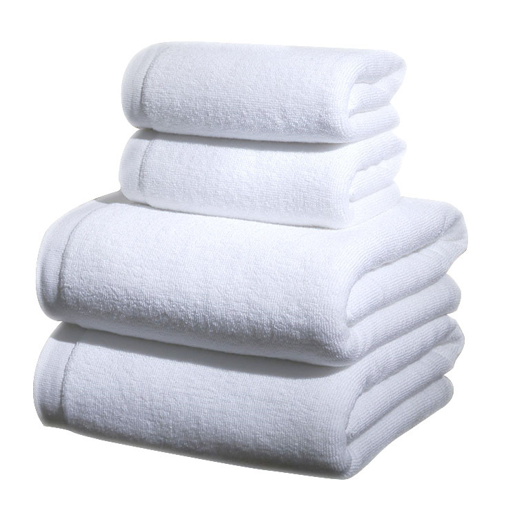 Luxury White Bath Towel Set