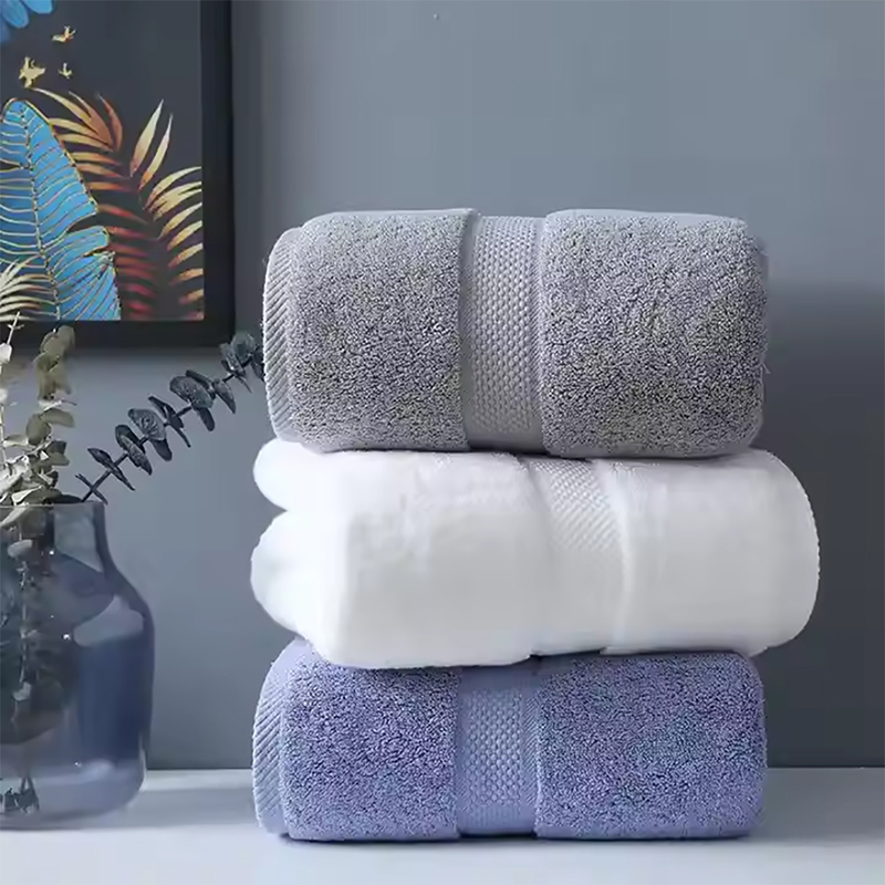 Pure Cotton Thick Bath Towels Set