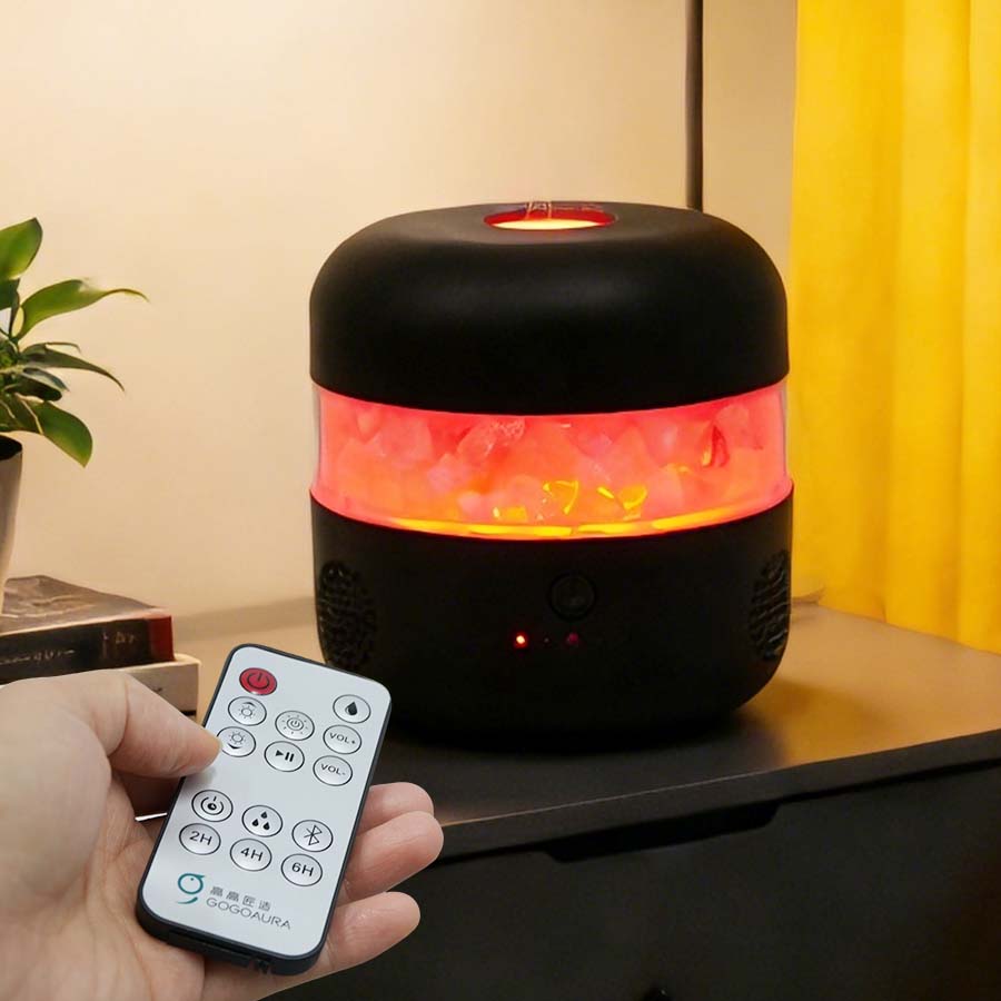 KS2501 himalayan salt aroma diffuser with music box