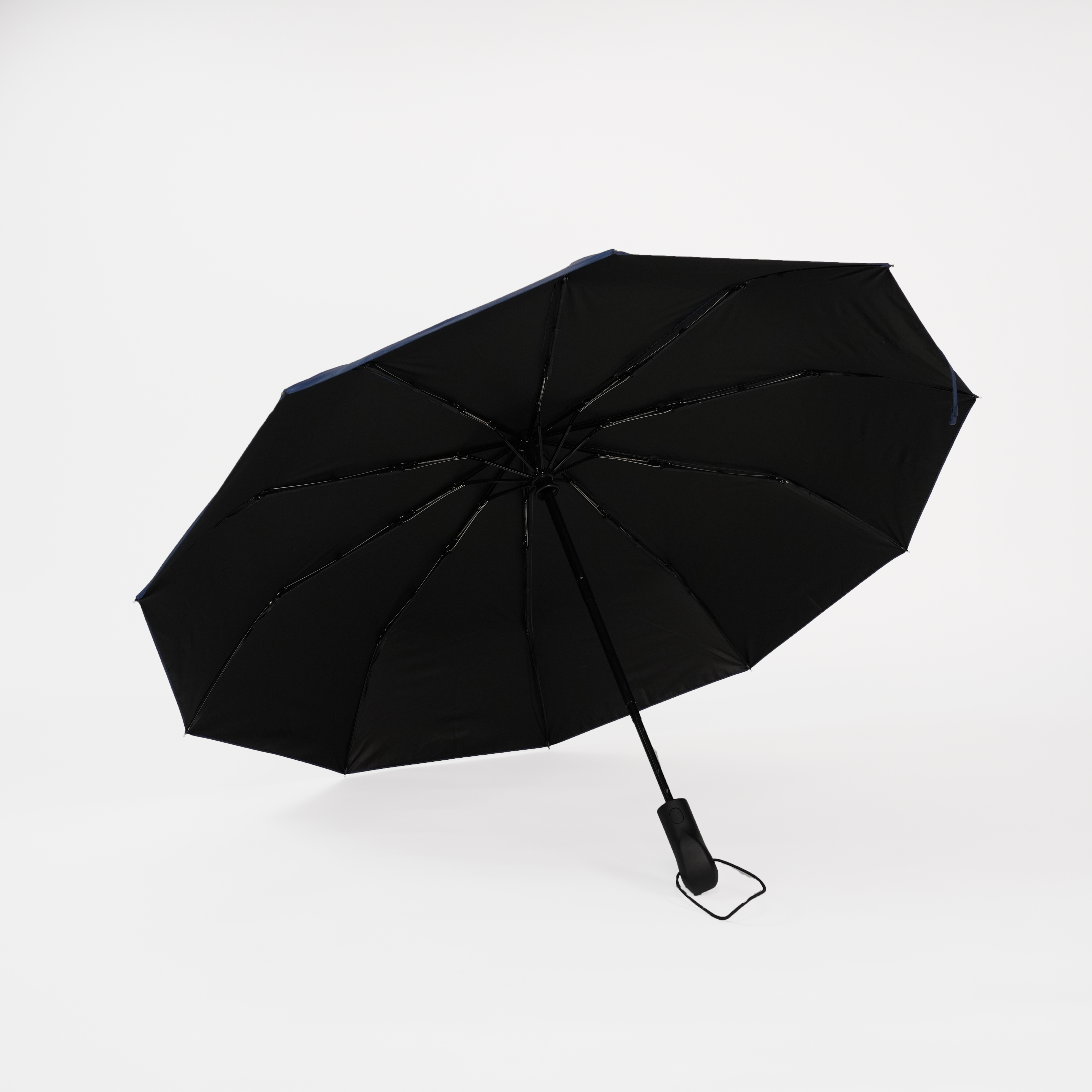 23inch 8 ribs three fold auto open and auto close wind proof umbrella