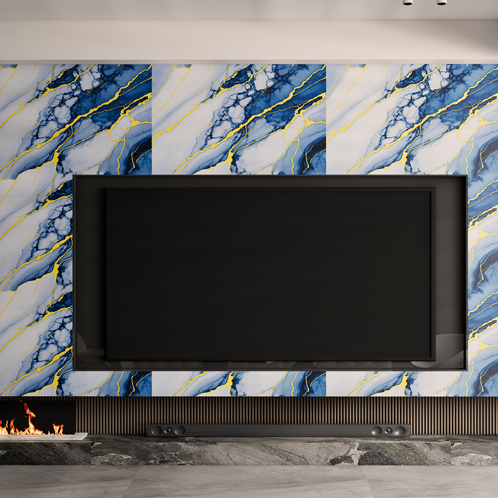 Glossy gold wall decoration sticker