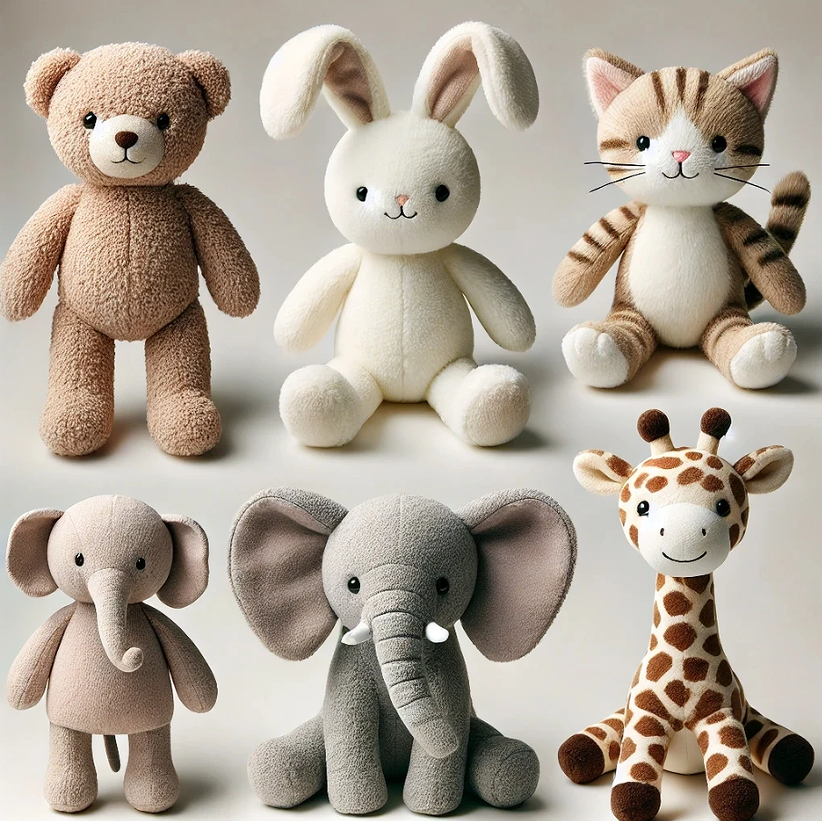 Hot Selling Modern Design Different Cute Soft Plush Animal Toys for Baby