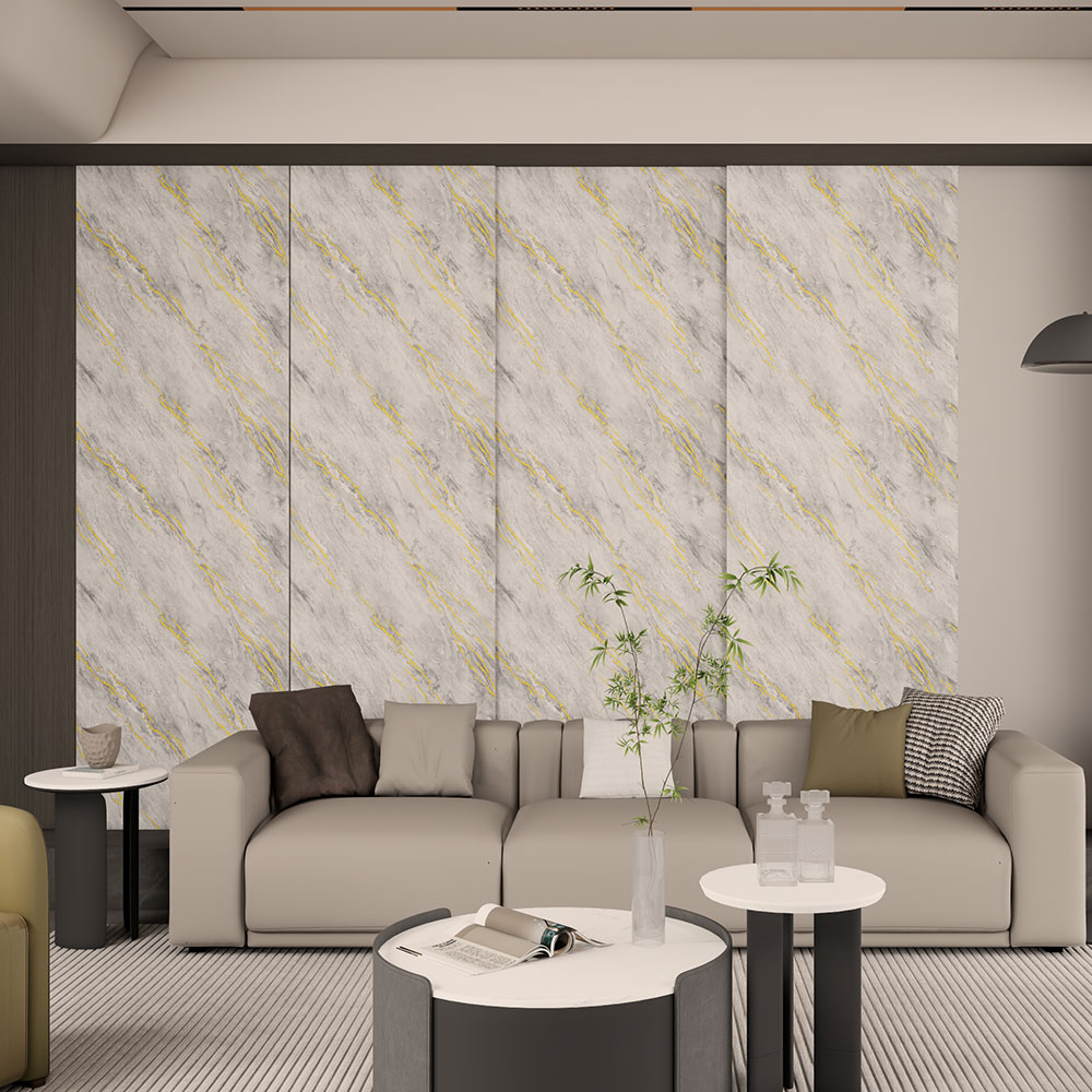 Glossy gold wall decoration sticker