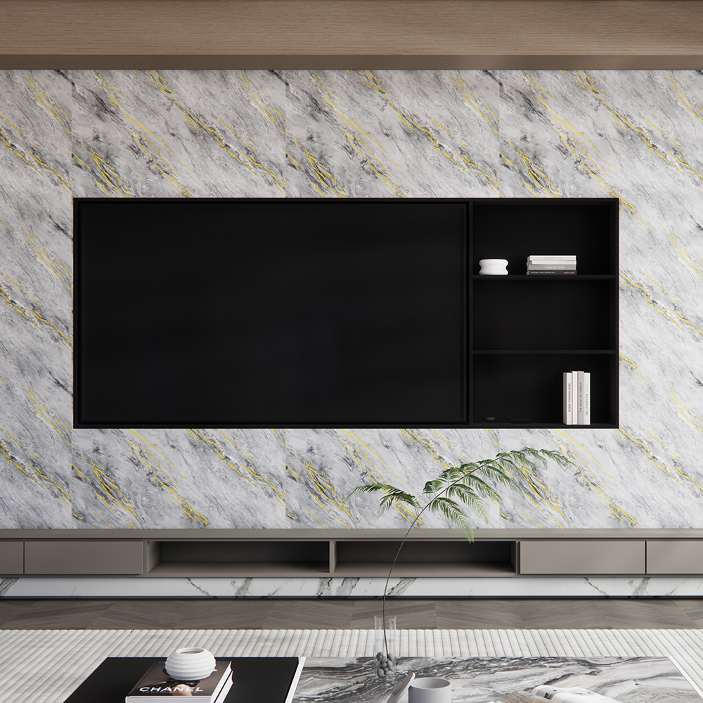 Glossy gold wall decoration sticker