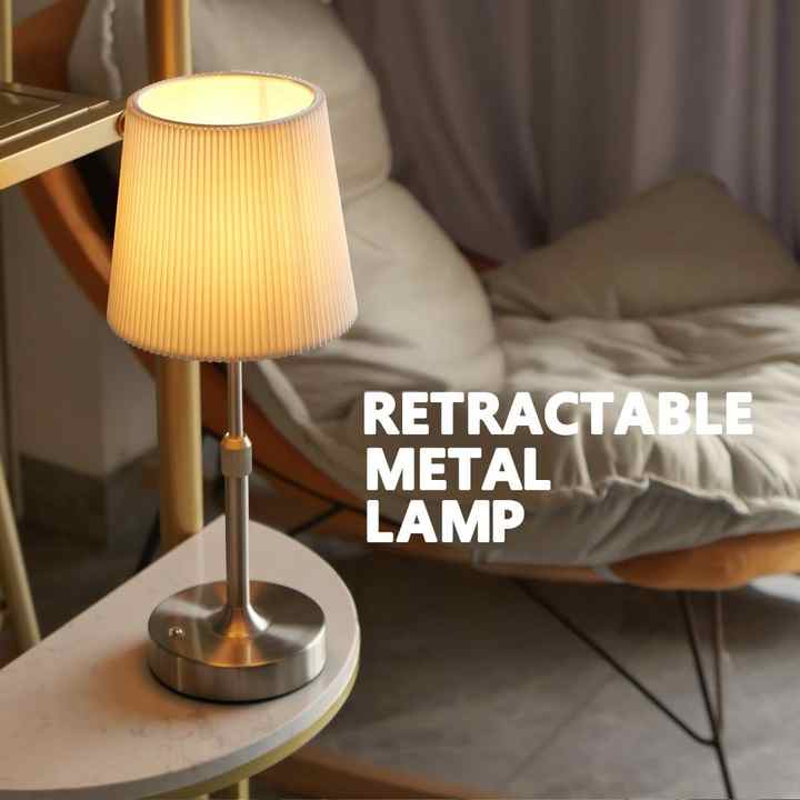 JianBian Telescopic Fabric Table Lamp