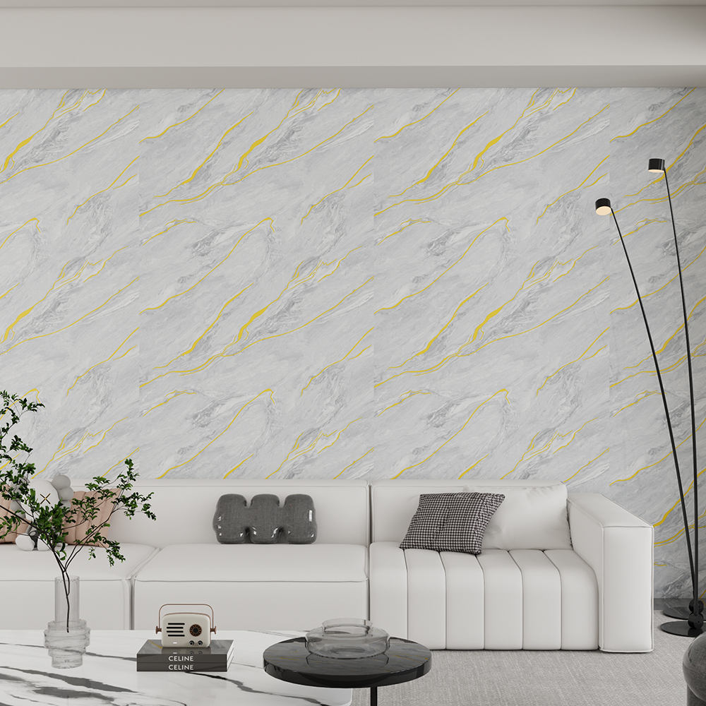 Glossy gold wall decoration sticker