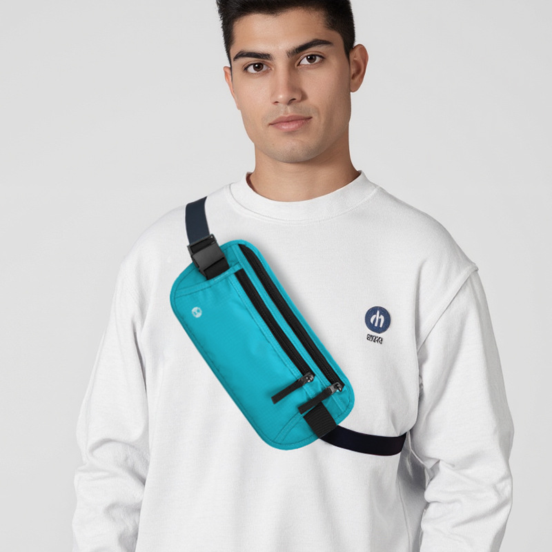 Haslor Anti-theft travel passport and document waist pouch