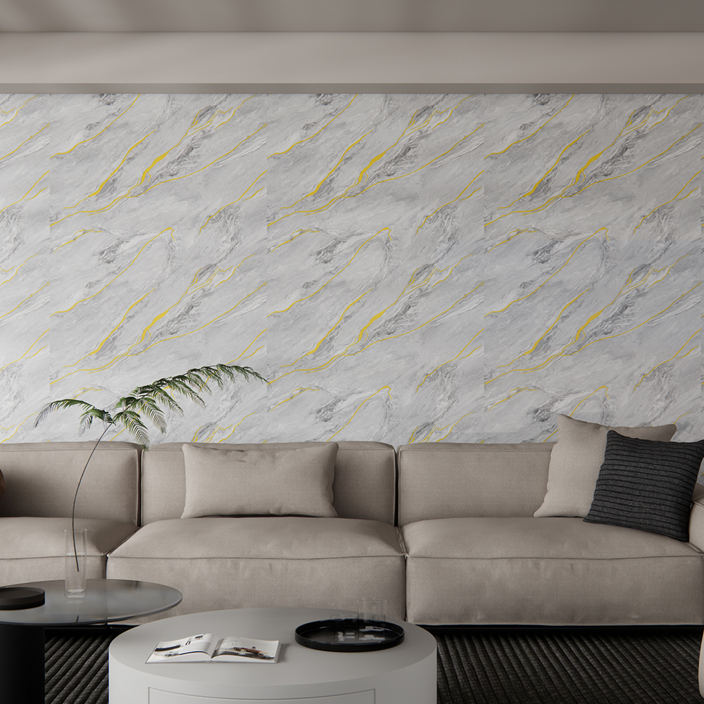 Glossy gold wall decoration sticker
