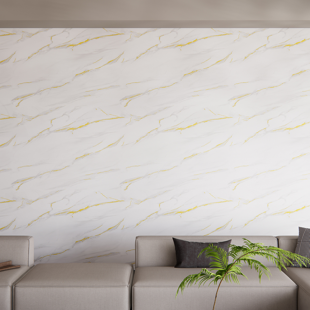 Glossy gold wall decoration sticker