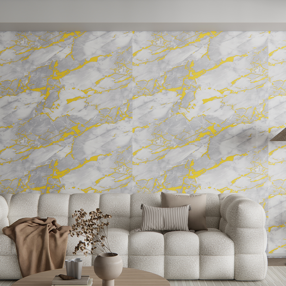 Glossy gold wall decoration sticker