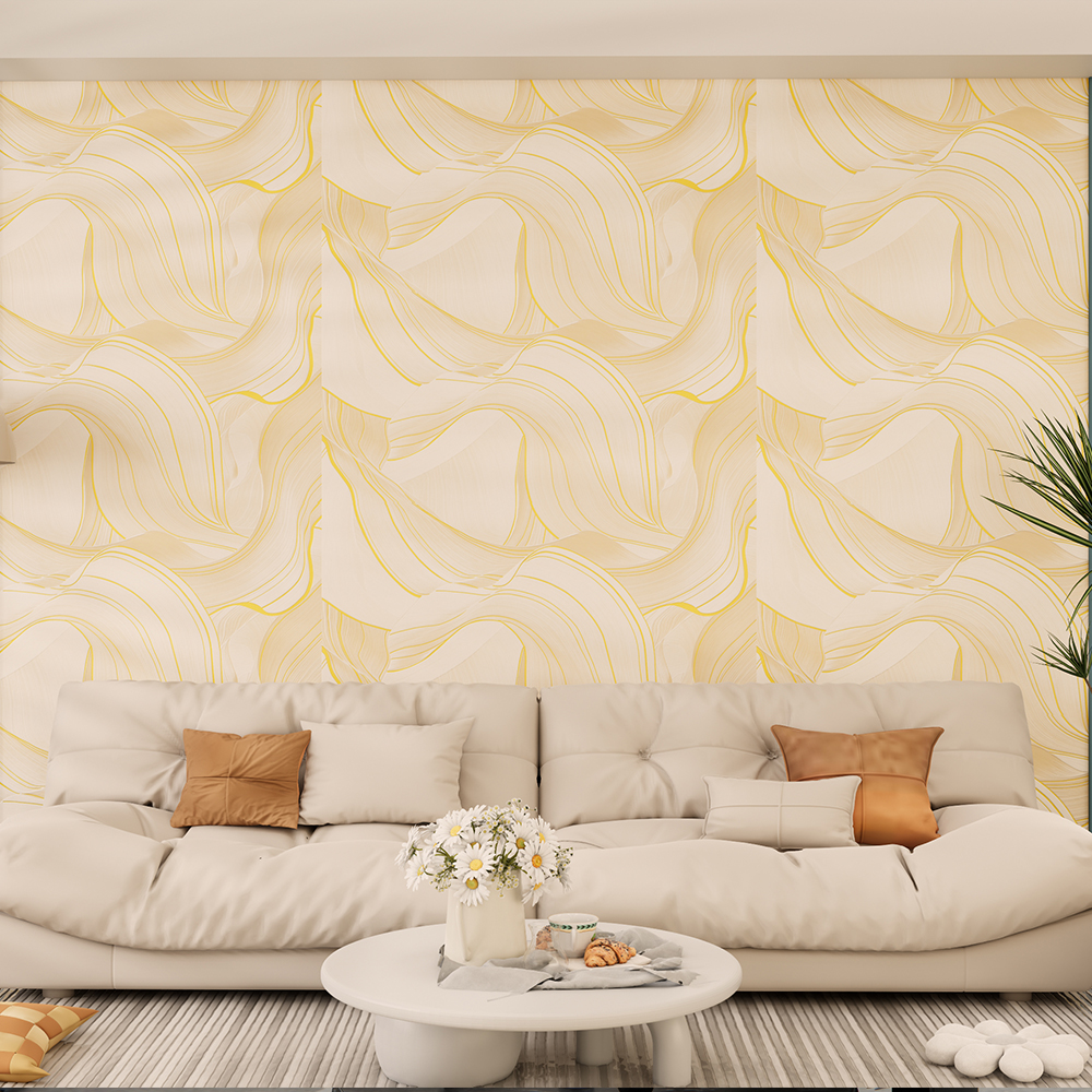 Glossy gold wall decoration sticker