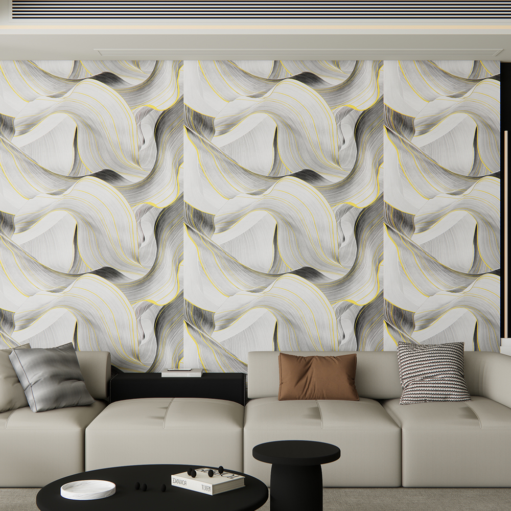 Glossy gold wall decoration sticker