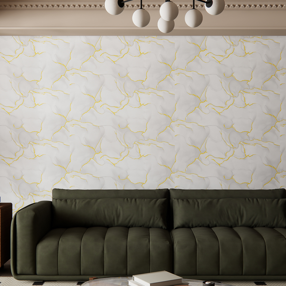 Glossy gold wall decoration sticker