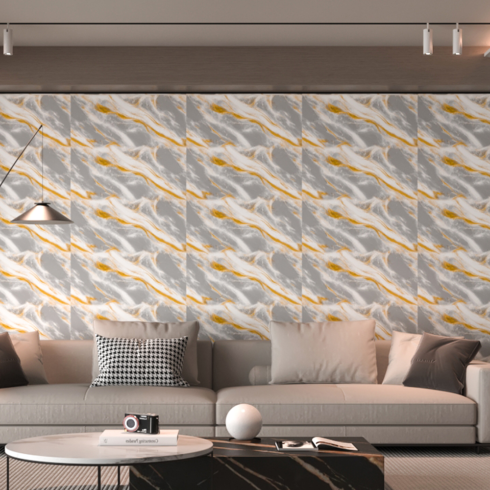 Glossy gold wall decoration sticker