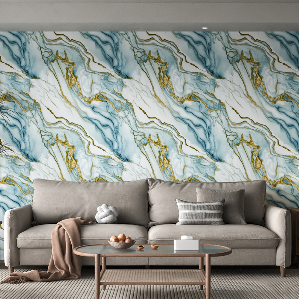 Glossy gold wall decoration sticker