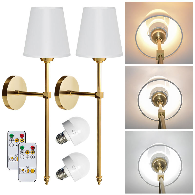 JianBian Round Fabric Wall Lamp