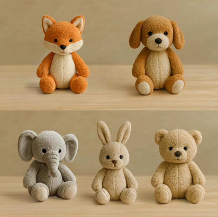 Super Soft Teddy Bear Stuffed Plush Toy PP Cotton Filled Washed Technique Custom Plush Toy for Kids