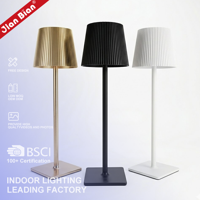 JianBian Low Price Pleated Table Lamp