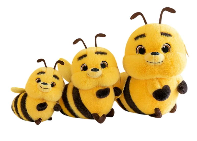 Wholesale OEM&ODM Bee Doll Sofa Ornament Peluches Cute wings Toy Yellow Toy