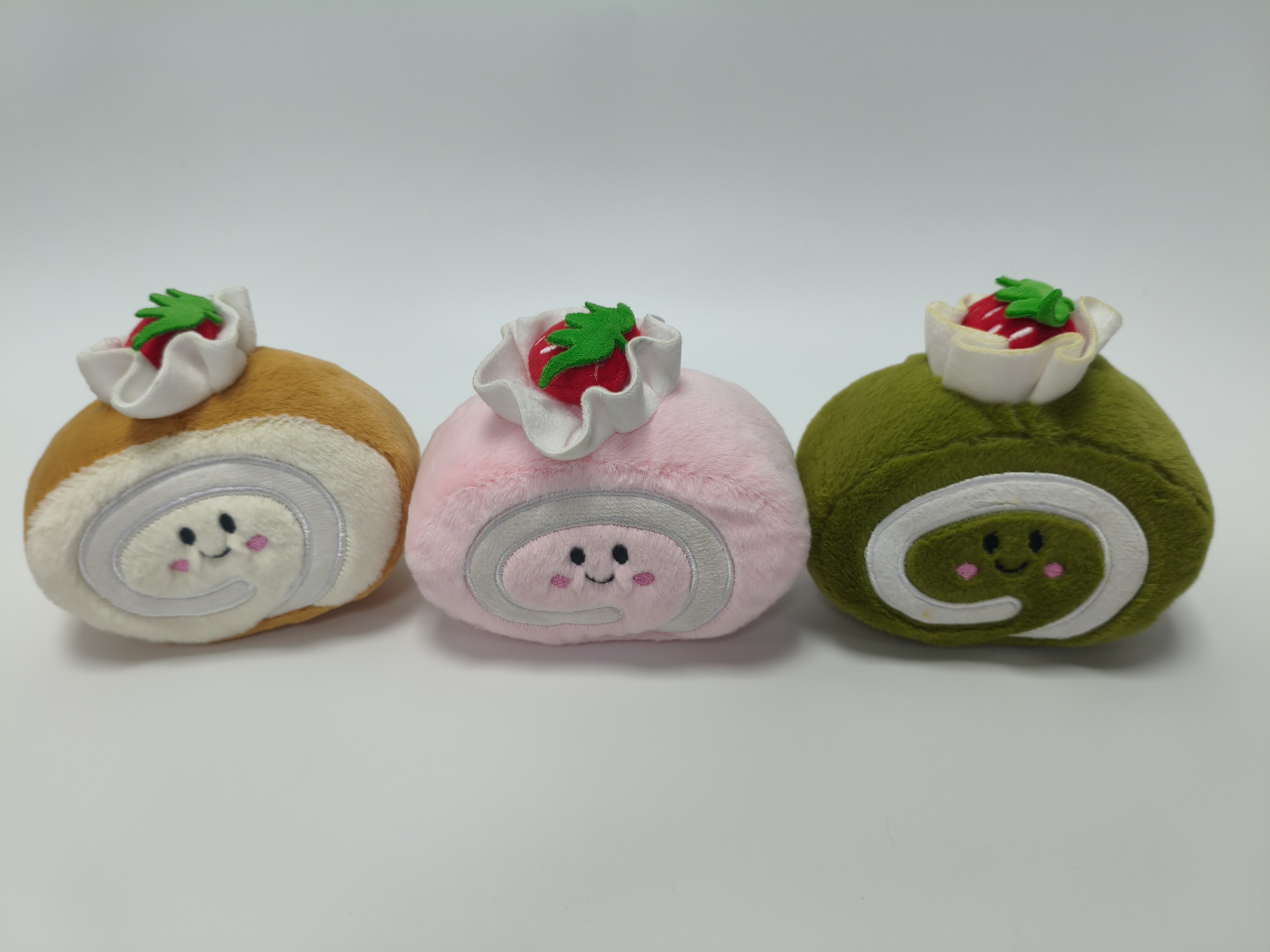 Multi-flavor Swiss Roll PlushToy, Simulation Cake Roll Stuffed Doll, Kids Comfort Plush Customizable