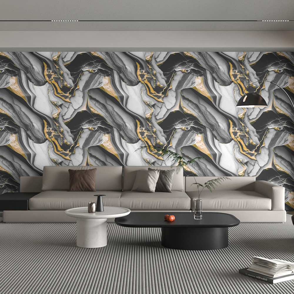 Glossy gold wall decoration sticker