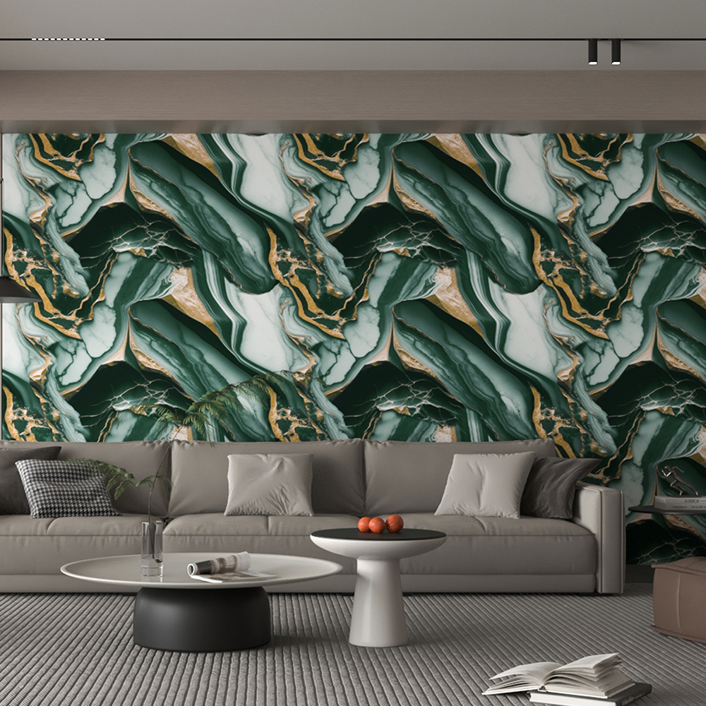 Glossy gold wall decoration sticker