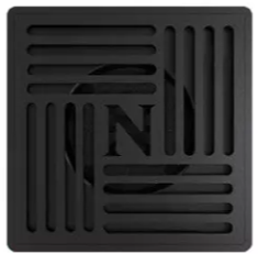 Neptum NDL002-50 Floor Drain, Matte Black, Stainless Steel Material