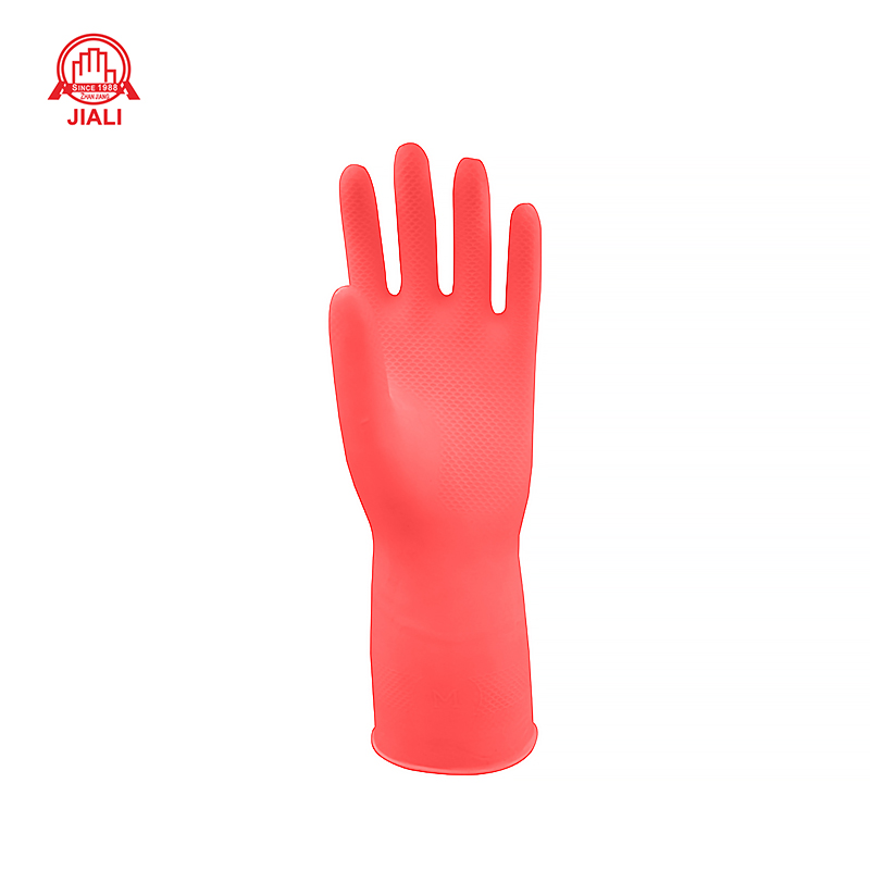 Red Latex Household Gloves