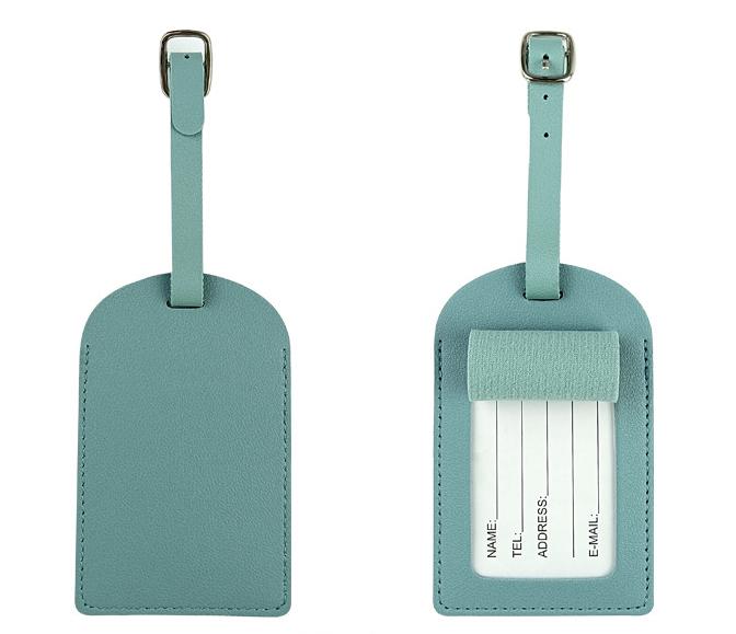 HaslorPassport case with thick PU leather, passport bag strap paper card luggage tag set