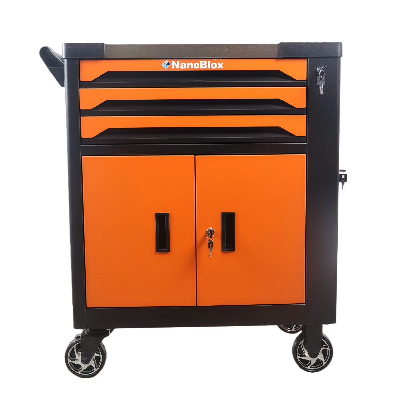 Nanoblox Steel Rolling Tool Chest Trolley on Wheels for Garage