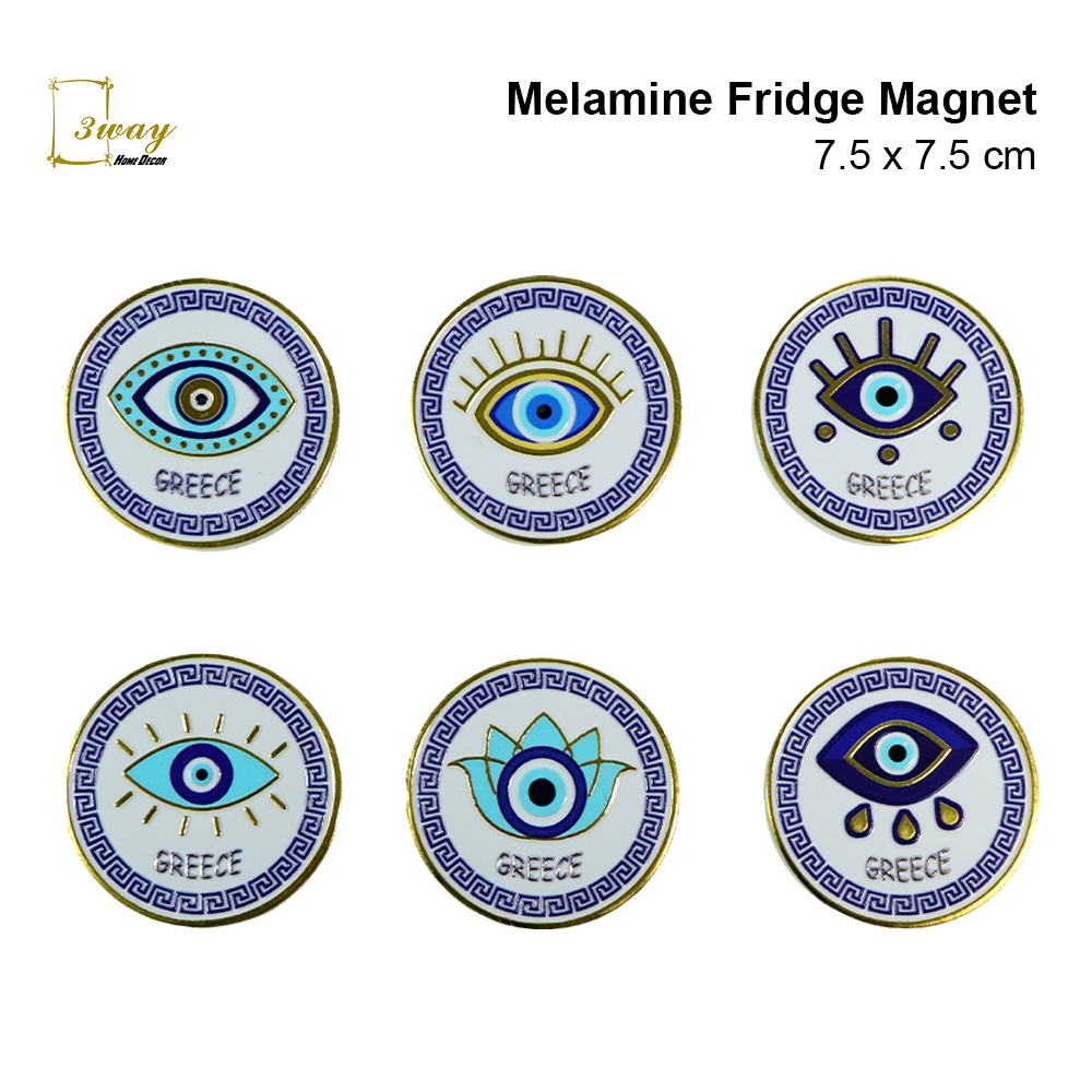 SquareFit Melamine Fridge Magnet Round Shape 7.5x7.5 cm