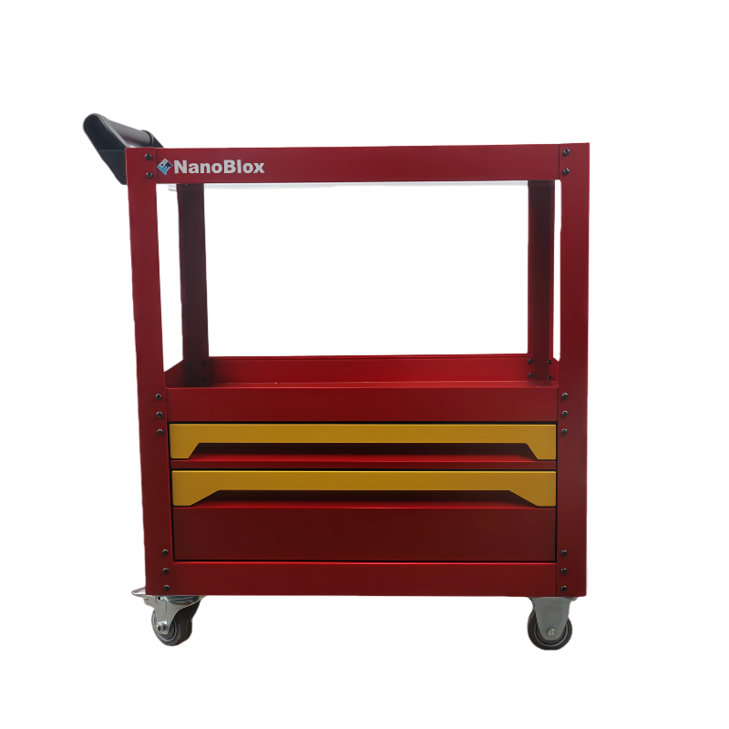 Nanoblox 3-Tier Rolling Tool Cart with Locking Casters