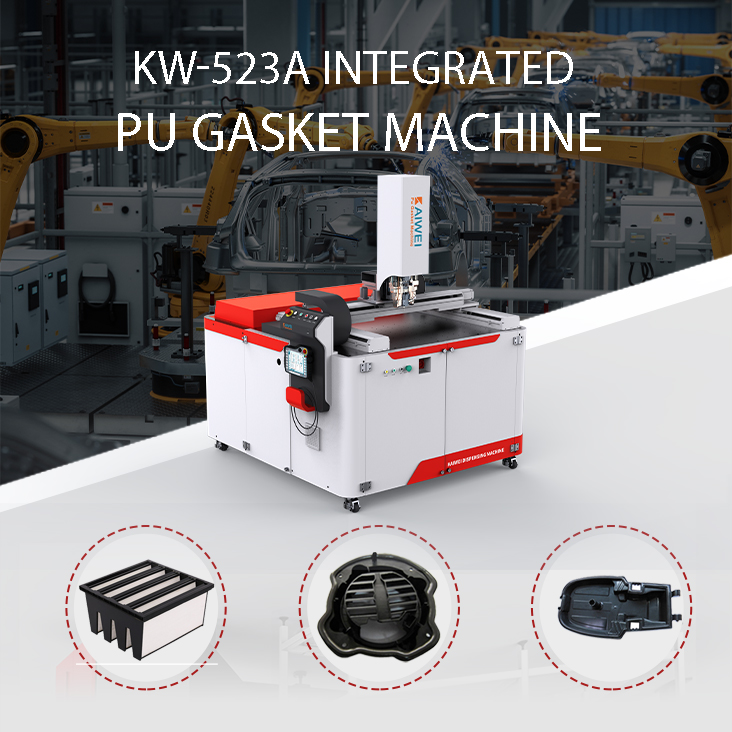Kaiwei pu foam Gasket Dispensing Ab Glue Machine