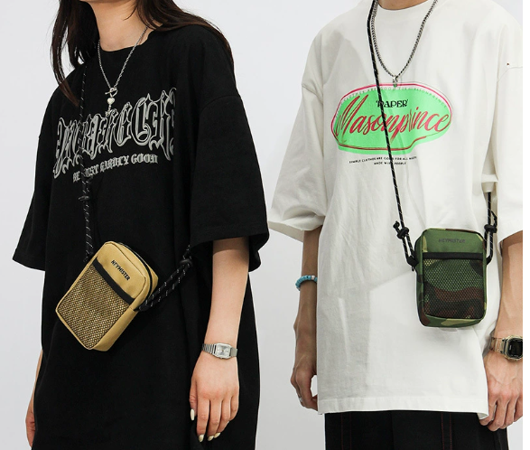 New Trend Fashion Shoulder-Strap Crossbody Bag for Men for Commuting with Mobile Phone and Wallet