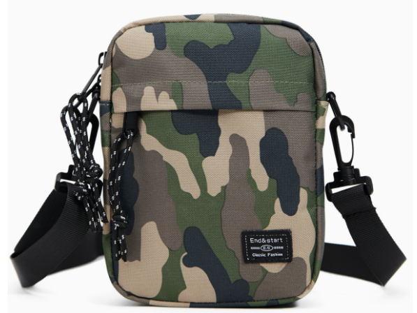 New Trend Fashion Shoulder-Strap Crossbody Bag for Men for Commuting with Mobile Phone and Wallet