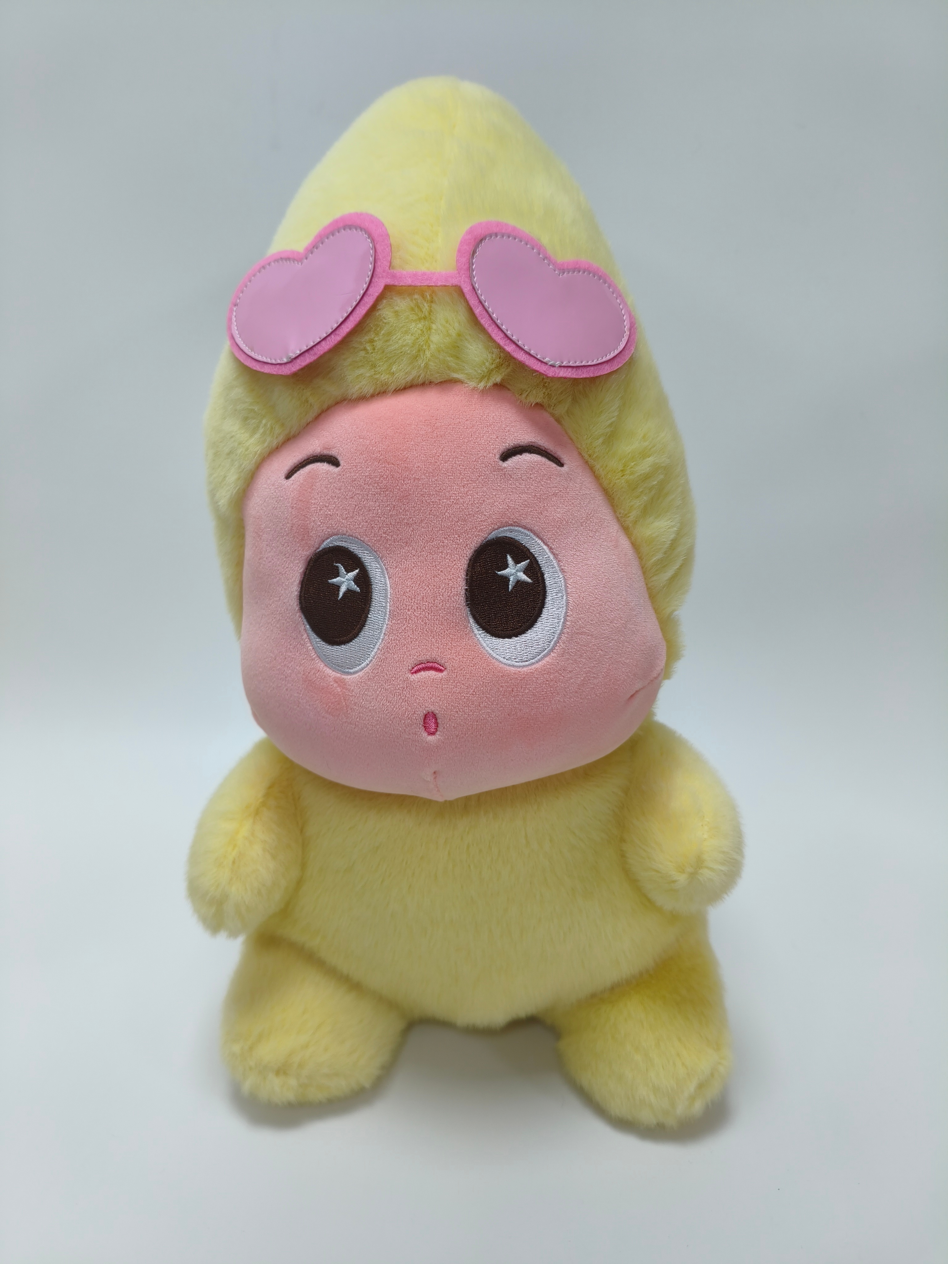 Fruit Shape Cute Baby Plush Toy, Star Eyes Cartoon Stuffed Animal, Kids Comfort Plush Customizable