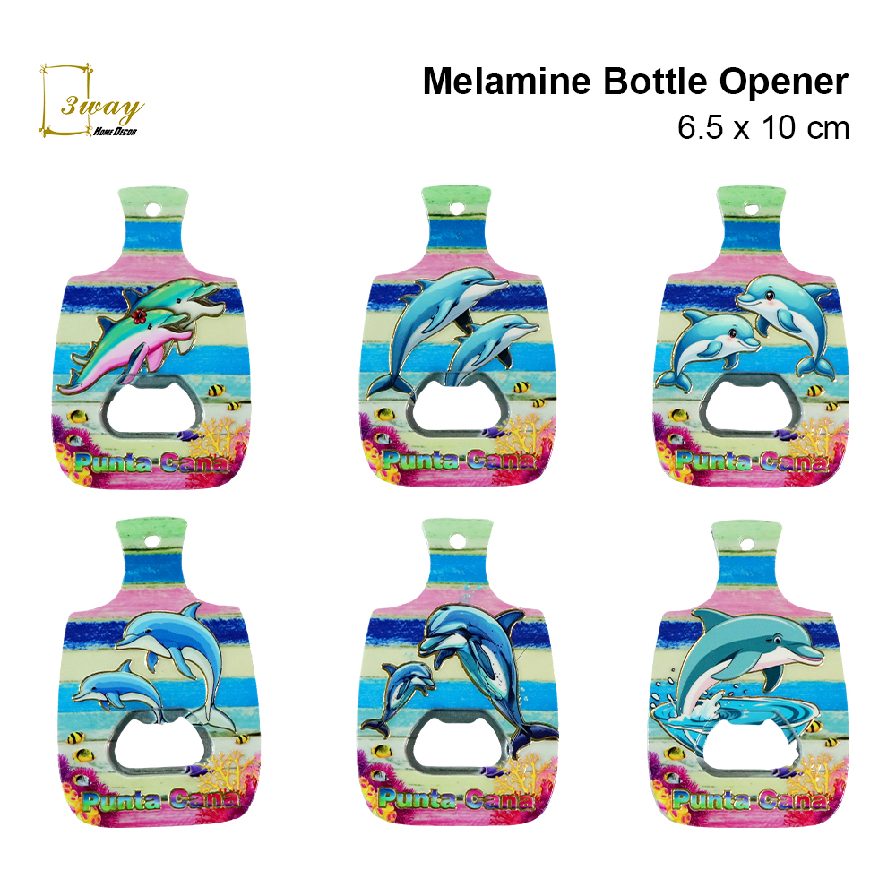 SquareFit Melamine Bottle Opener Handle Shape 6.5x10 cm