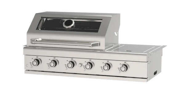 Built-in barbecue grill