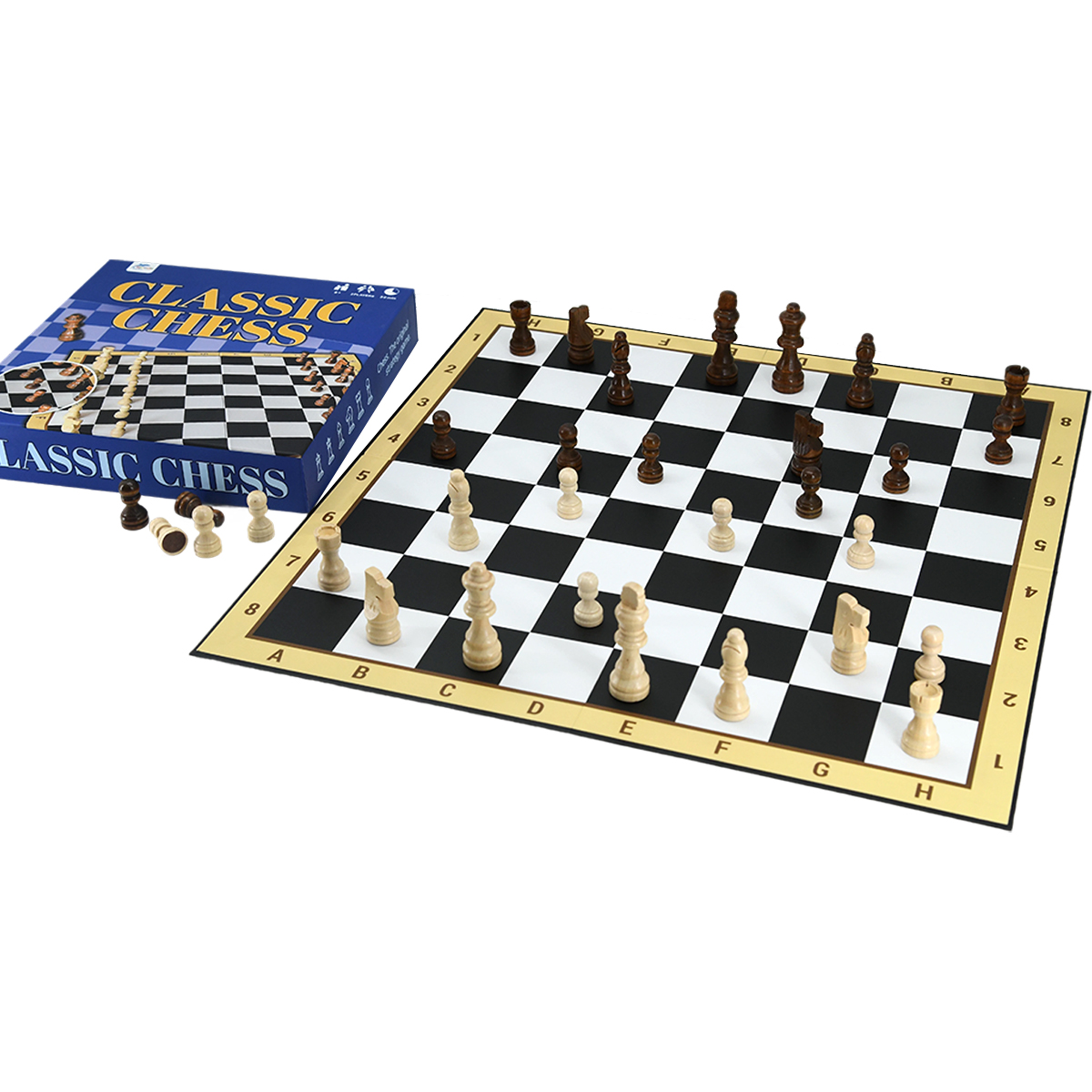Hicreate Travel Chess Game Set Magnetic Tactical Board for Office Brain Training Logic Puzzles