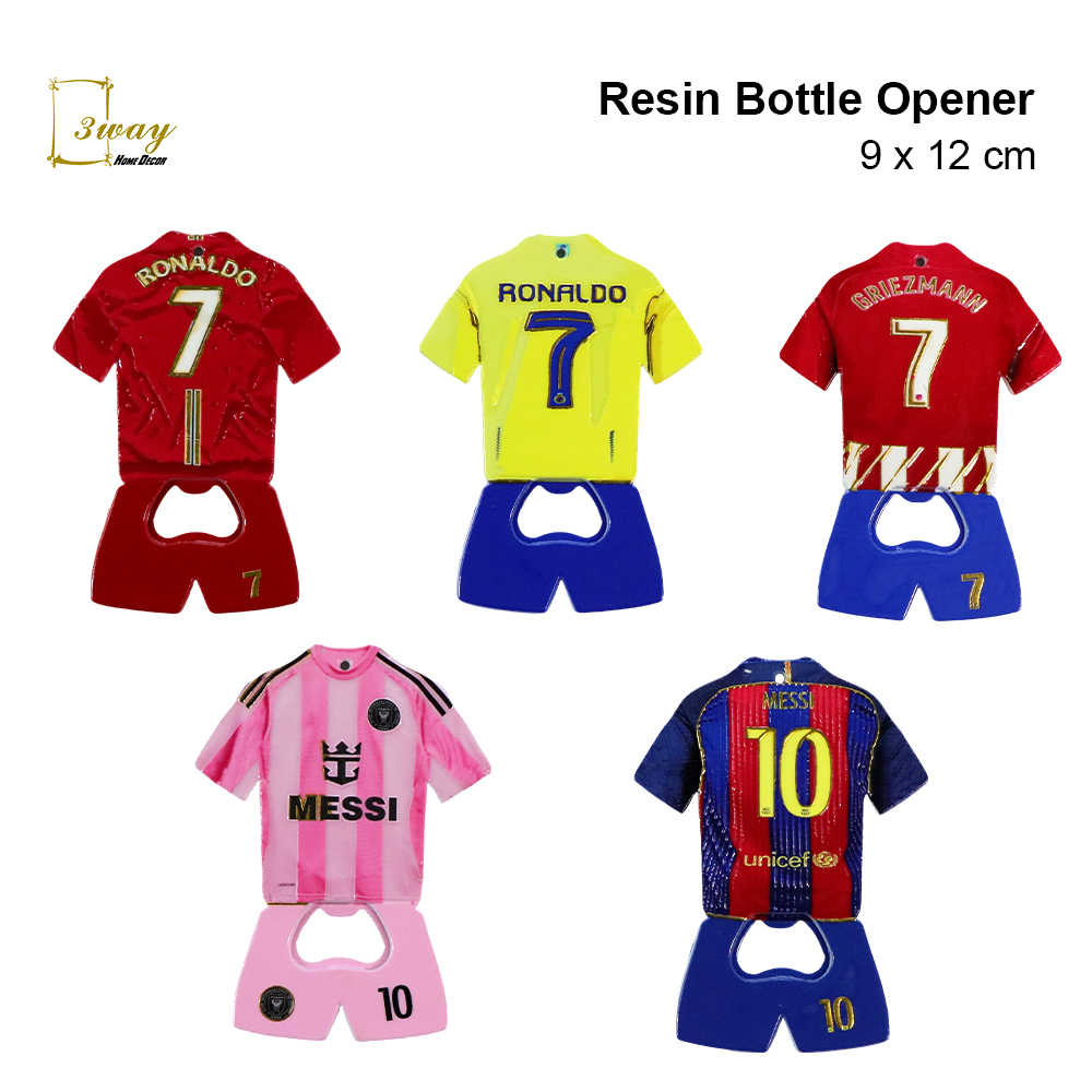 SquareFit Resin Bottle Opener Sport Suit Shape 9x12 cm