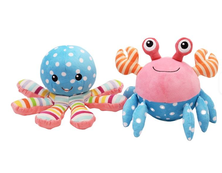 Wholesale Custom New Sea Series Octopus Design Cute Soft Stuffed Animal Kids Plush Toy