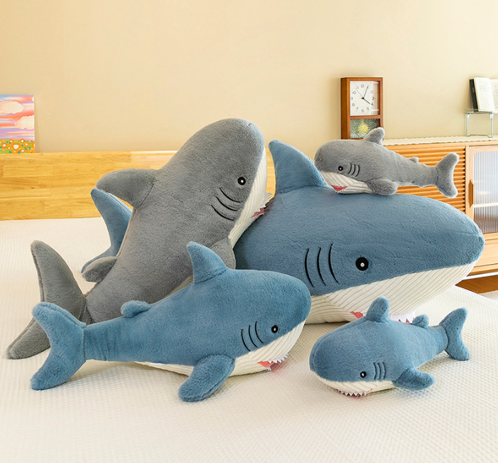 High Quality Soft Stuffed Shark Plush Doll Super Soft PP Cotton Material Birthday Gift Wholesale