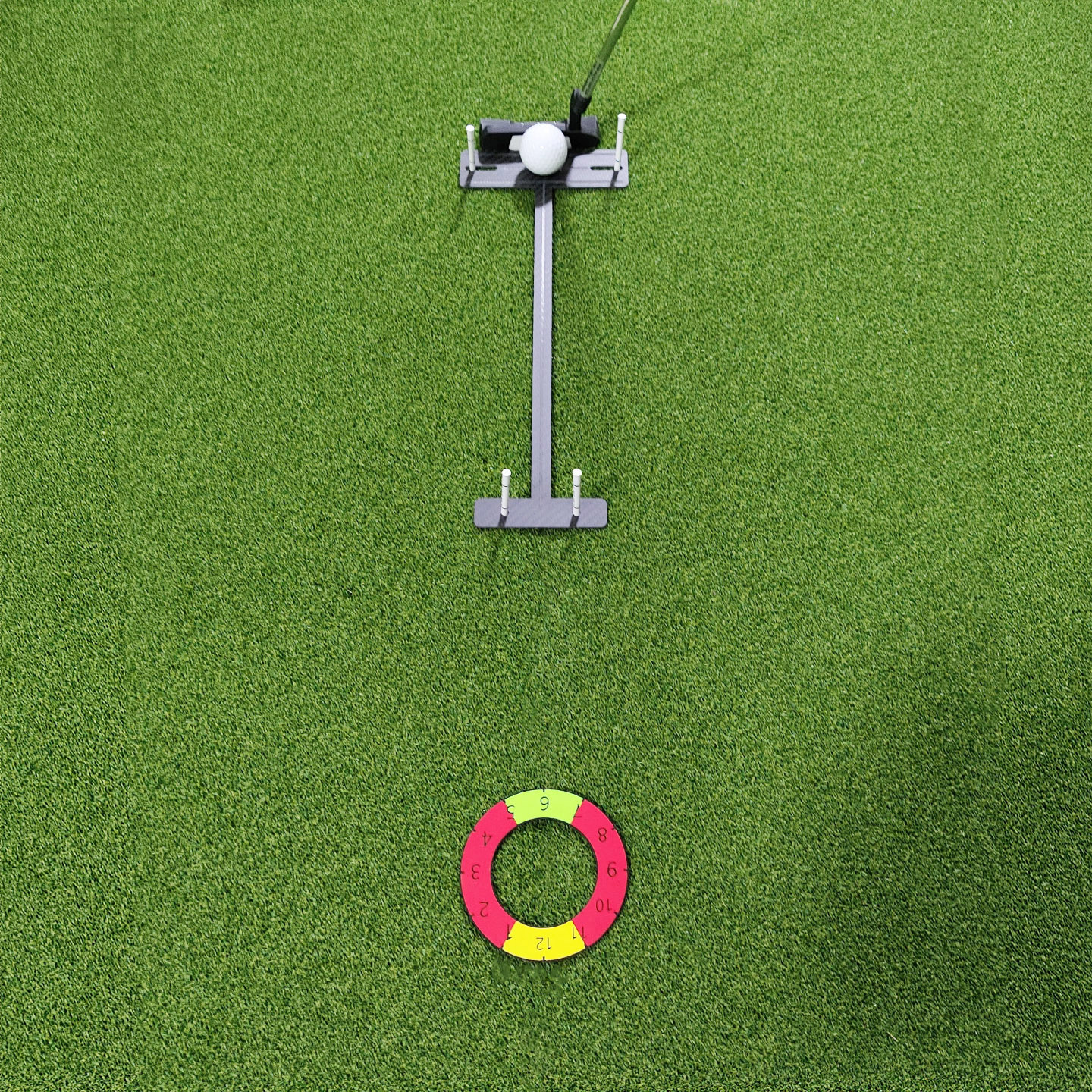 Carbon Fiber H Putting Alignment tool