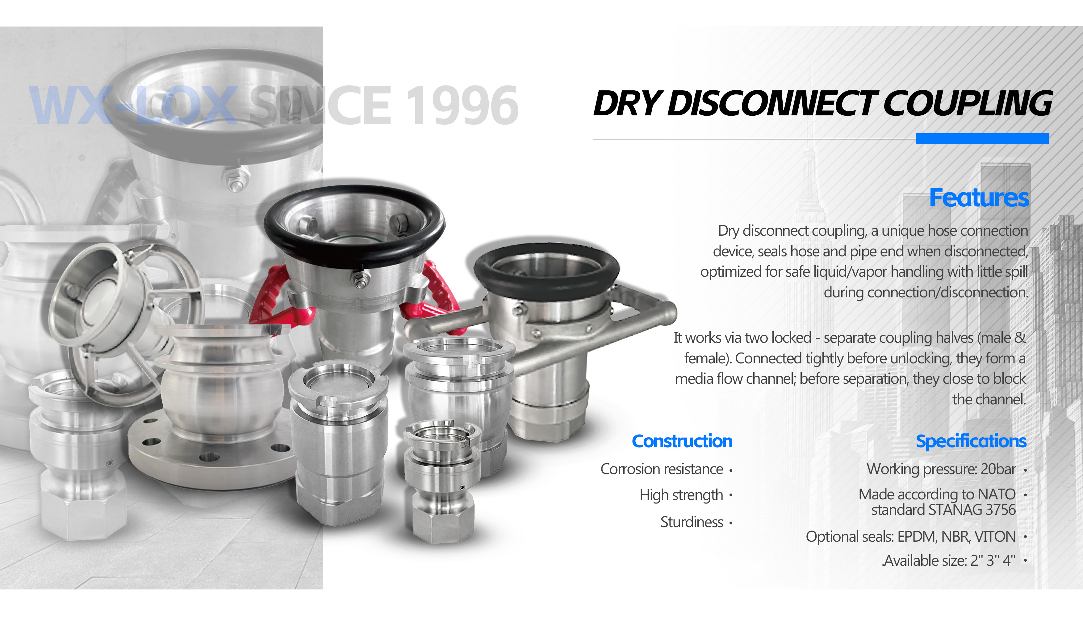 Dry Disconnect Coupling