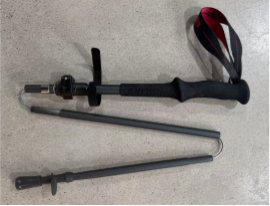 Carbon fiber trekking poles