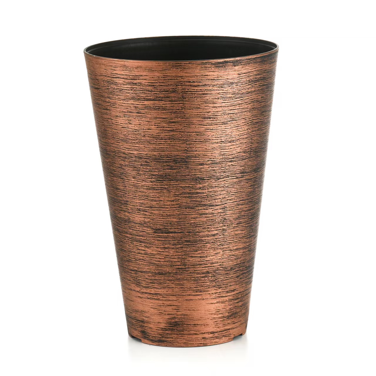 High resin deep tube flowerpot for planting large Ficus microcarpa trees on the ground