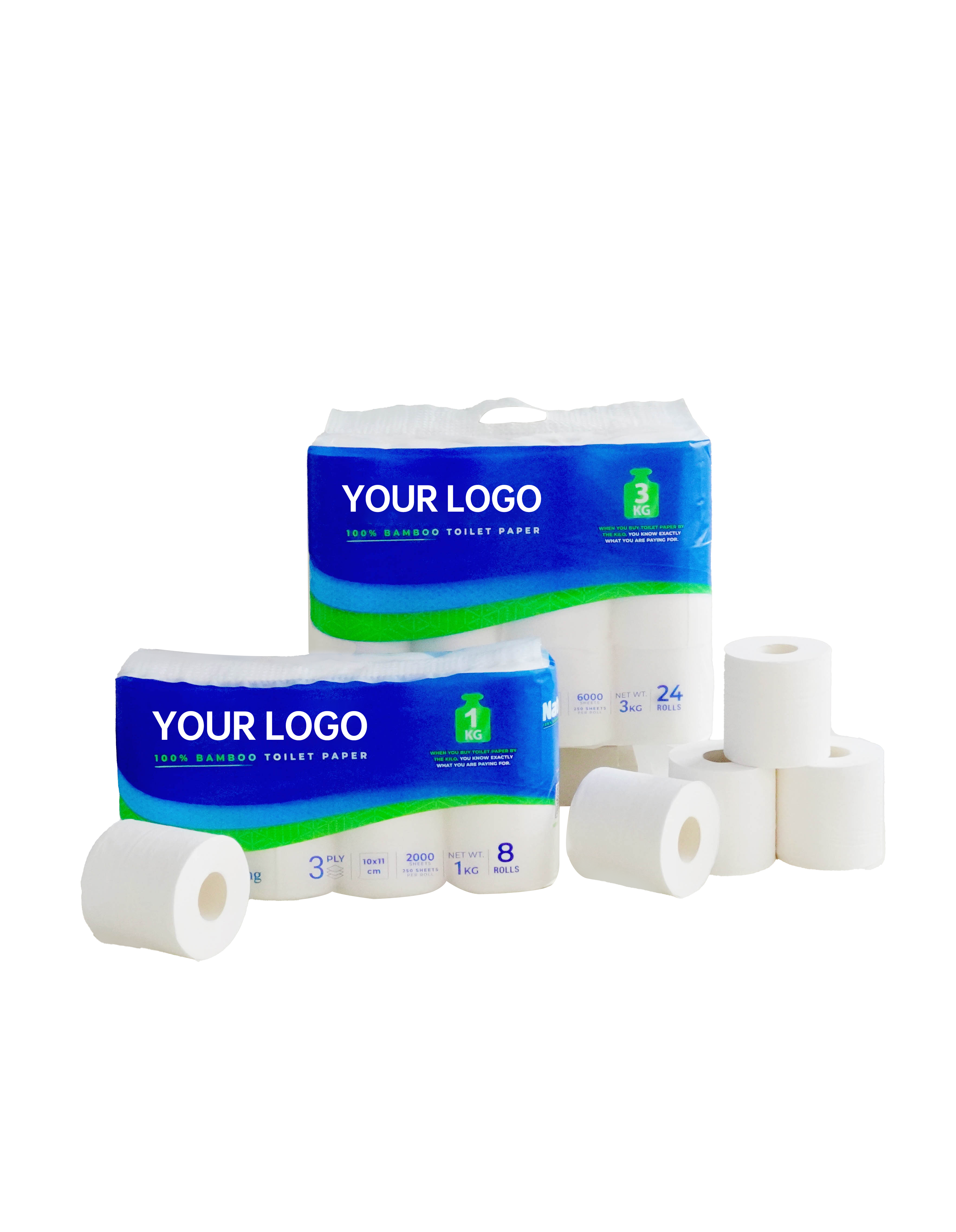 Virgin Bamboo Pulp Toilet Paper