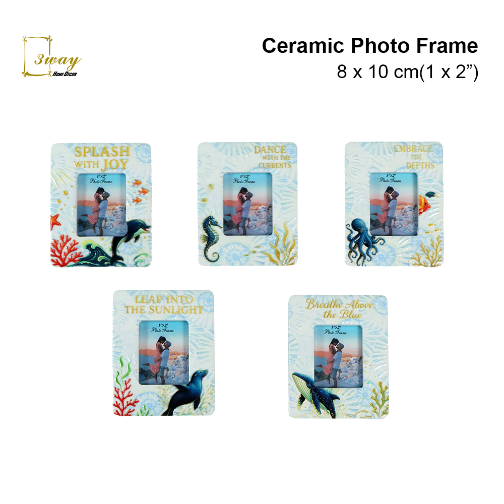 SquareFit Ceramic Photo Frame